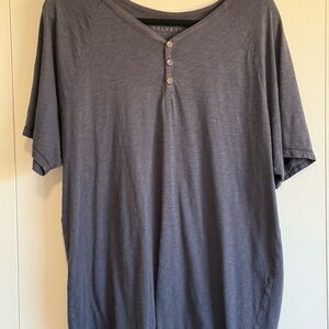 Velvetmen-  Gray Short Sleeve Tees Casual Comfort XL